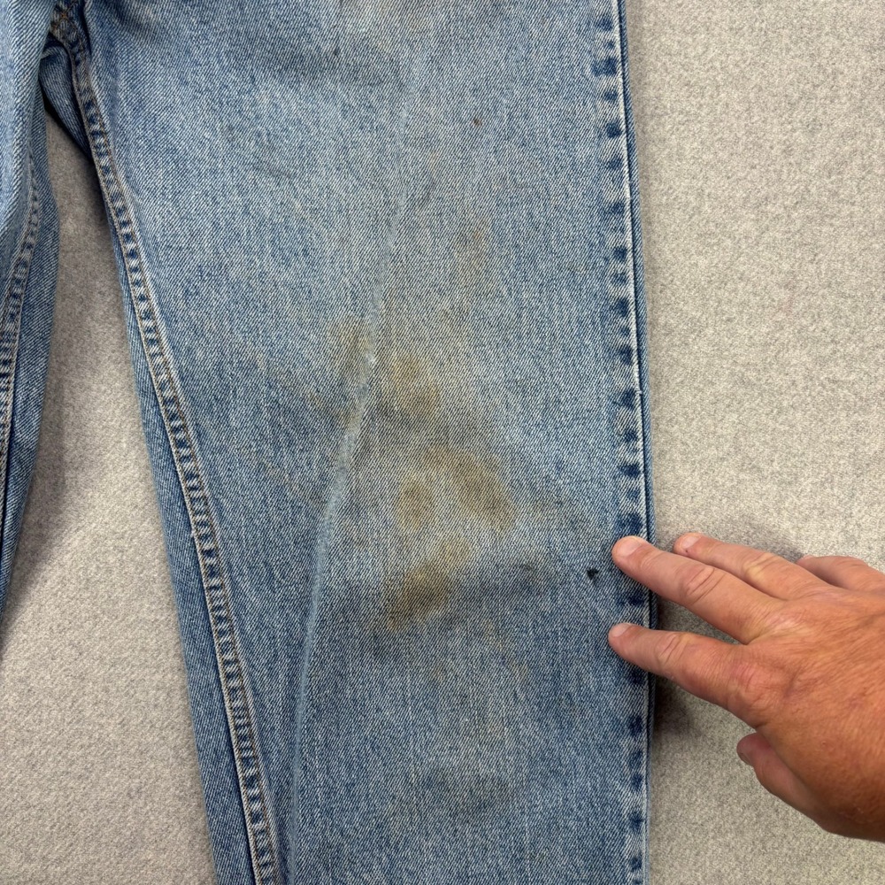 Vintage 90s Levis 550 Jeans Mens 32x31 (Tag 33x32) Thrashed Grunge 1999 *FLAWS - Picture 5 of 14